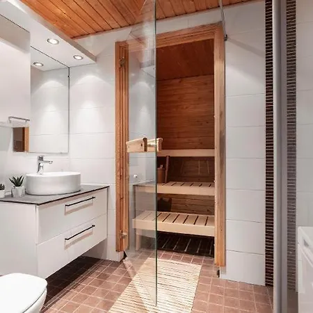 Flat With A Sauna & Balcony Apartment *