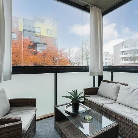 Flat With A Sauna & Balcony Lägenhet *